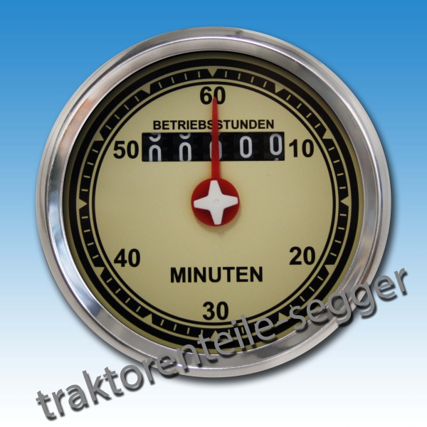 Betriebsstundenzähler elfenbein 245